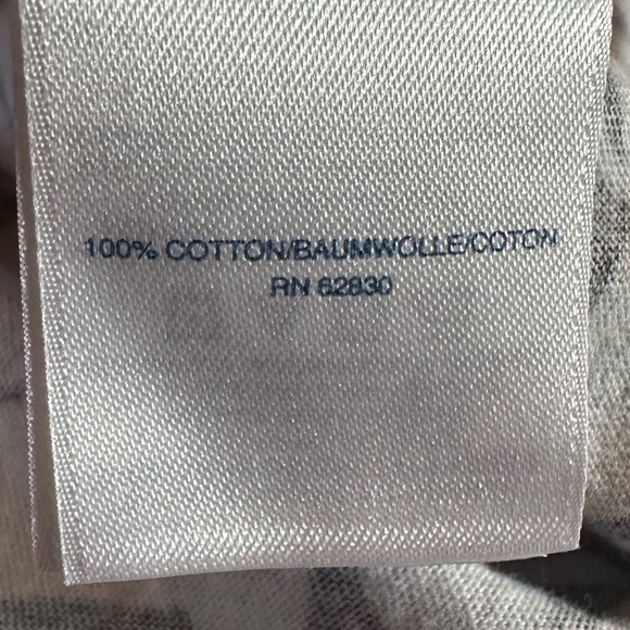 LANDS’ END 100% cotton black & white tropical floral sundress size M/P 10-12 - Picture 5 of 5